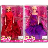 Magic Toys Lutka Sofi v elegantni obleki z glavnikom, v 2 različicah | Shoptok.si