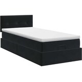  Podesivi krevet s madracem Crna 100 x 200 cm Baršun | shoptok.hr