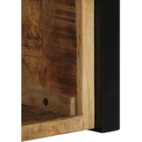 vidaXL Nočne omarice 2 kosa 40x35x40 cm Masivni neobdelan les Mango | Shoptok.si