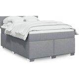 vidaXL Krevet box spring s madracem svjetlosivi 140x200 cm od tkanine Cijene