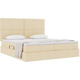  Krevet s od storage s uzglavljem Krema 180 x 200 cm Lažna koža | shoptok.hr