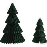 Eulenschnitt Papirnati novoletni jelki, 2-delni set, temno zelena - 1 set | Shoptok.si