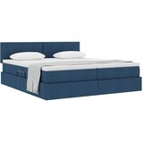  Krevet s od storage s madracem Plava 180 x 200 cm Lažna koža | shoptok.hr