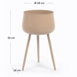 Kave Home Kovinsko stojalo za cvetlične lonce ø 18 cm (višina 32 cm) Apia – | Shoptok.si