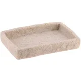 posuda za sapun 2x13x9 cm poliresin natural 64120104