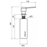  Dozator deterđenta D-001 Alba | shoptok.hr