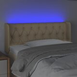  LED uzglavlje krem 93x16x78/88 cm od tkanine | shoptok.hr