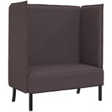 SOFA s visokim naslonom 101cm Tamno smeđa tkanina | shoptok.hr