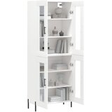  Visoka komoda bijela 69,5x34x180 cm konstruirano drvo | shoptok.hr