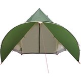  Teepee šator s krovom Zelena i Siva 600 x 600 x 347 cm | shoptok.hr