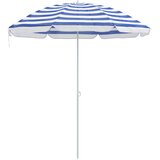  Suncobran za plažu Plava i bijela 206 x 206 x 212 cm | shoptok.hr