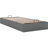  Okvir kreveta bez madraca tamnosivi 100x200 cm od tkanine | shoptok.hr