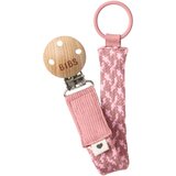 Bibs Paci Braid držalo za dudo Dusty Pink / Baby Pink 1 kos Cene