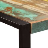 vidaXL Blagovaonski stol od masivnog obnovljenog drva 220 x 100 x 75 cm | shoptok.hr