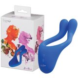 BeauMents Doppio - vibrator s 3 motora na baterije (plavi) | shoptok.hr