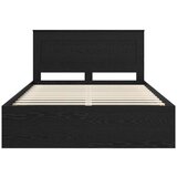  Okvir za krevet Crna 160 x 200 cm Čvrsto borovo drvo | shoptok.hr