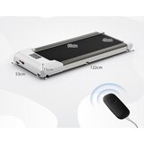  2 u 1 traka za trčanje ispod stola za hodanje s LED zaslonom 122 x 53 x 15 cm - siva | shoptok.hr