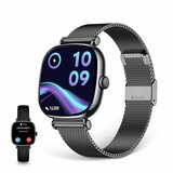 Ksix Pametni sat Bxsw30N Iria, 1.7", AMOLED, Metalna+ silikonska narukvica, Crni | Eponuda.com