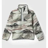 Helvetia II Printed Snap Kids Half-Zip Pulover iz flisa sedona sage summits / tea l