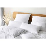 Elegante posteljnina 140/200 cm žakar bela | Shoptok.si