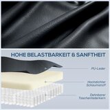  Masažna fotelja s 8 vibracijskih glava naslonjač ​​podesivi naslon + oslonac za noge crna | shoptok.hr