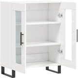  Komoda sjajna bijela 69,5x34x90 cm od konstruiranog drva | shoptok.hr