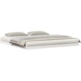 Krevet s daskama Bijelo 213,5 x 184 x 9 cm Čvrsto borovo drvo | Eponuda.com