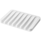 YAMAZAKI Bel podstavek za milo Flow Soap Mat Cene