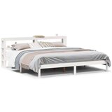  Okvir kreveta bez madraca bijeli 180x200 cm od masivne borovine - Bijela 180 x 200 cm | shoptok.hr