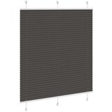 vidaXL Plisirana roleta crna 115x150 cm širina tkanine 114,4 cm | shoptok.hr