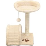  Penjalica za mačke sa stupovima za grebanje od sisala 40 cm bež i smeđa | shoptok.hr