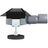  odtok 2-v-1 z 360&amp;deg; sifonom Črna 70 cm Nerjaveče jeklo 304 Slike