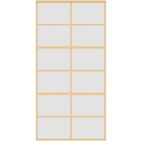 Drsna vrata zlata 102,5x205 cm mat ESG steklo in aluminij, (20983392) | Shoptok.si