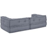 vidaXL Puf Sivi Tkanina (100% pamuk) 140 x 70 x 36 cm Puf Moderni Cijene