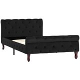 Furnova Posteljni okvir črn žamet 100x200 cm, (21931487) | Shoptok.si