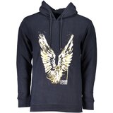 Cavalli Class MEN&#39;S BLUE ZIPLESS SWEATSHIRT Cene