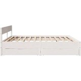 vidaXL Okvir kreveta bez madraca bijeli 160x200 cm od masivne borovine | shoptok.hr