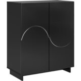  Ormar za cipele 73 x 38 x 87,5 cm Konstruirano drvo Crna | shoptok.hr