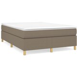 Maison Chic Posteljni okvir - Dvoposteljna postelja - Zakonska postelja brez vzmetnice taupe 140x190 cm blago-J12642, (21763014) Cene