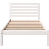  Krevetna konstrukcija Bijelo 80 x 200 cm Čvrsto borovo drvo | shoptok.hr