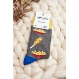 Kesi Men's French Friz Socks - Grey Cene