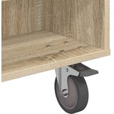  Stranska miza s kolesi Sonoma hrast 90 x 50 x 30 cm, (5000201814) | Shoptok.si