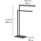 Wenko 71555800 - stojan za peškire recco 48x80,5 cm crni | Eponuda.com