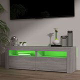 TV omarica z LED lučkami siva sonoma 120x35x40 cm, (20732493) | Shoptok.si