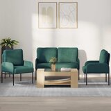  Setovi sofa 3 pcs Tamnozelena 115 x 56 x 80 cm Šperploča | shoptok.hr
