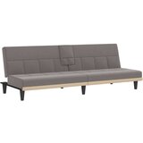  Raztegljiv kavč z držali za skodelice taupe blago, (20697675) | Shoptok.si
