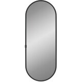  Zidno ogledalo crna 40x15 cm ovalno | Shoptok.si