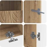  5-dijelni LED TV ormarić Hrast artisan Konstruirano drvo | shoptok.hr