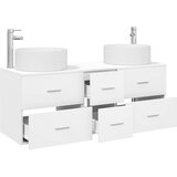  Set namještaja za kupaonicu 3 kom. Bijela 49,5 x 44,5 x 65,5 cm | shoptok.hr