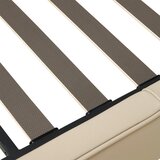 Livetastic oblazinjena postelja 181 cm x 201 cm , les, kovina, usnje bež | Shoptok.si